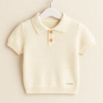 Kokori Kids Triko Polo Yaka | %100 Pamuk | Yumuşak Dokulu | Nefes Alan ve Şık Tasarım-Beyaz