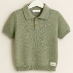 Kokori Kids Triko Polo Yaka | %100 Pamuk | Yumuşak Dokulu | Nefes Alan ve Şık Tasarım-Yeşil