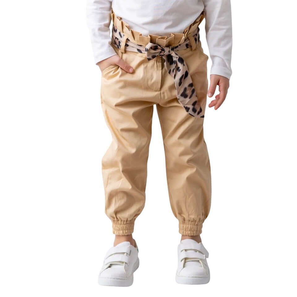 kiz-cocuk-beli-buzgulu-jogger-pantolon-bej-1 Kız Çocuk Jogger Pantolon – Bej | Beli Büzgülü, Rahat ve Modern Kesim - Görsel 1