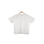 Kız Çocuk Oversıze T-Shirt – Ekru | Salaş Kesim, Rahat ve Modern Tasarım